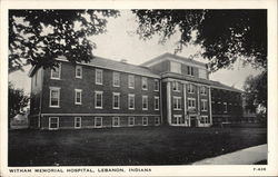 Witham Memorial Hospital Postcard