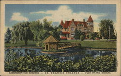 Administration Building, St. Francis College Fort Wayne, IN Postcard Postcard Postcard