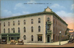 Hotel Ramsey Crawfordsville, IN Postcard Postcard Postcard