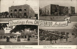 Greetings from Chesterton, Indiana Postcard Postcard Postcard