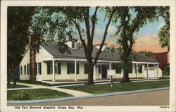 Old Fort Howard Hospital Green Bay, WI Postcard Postcard Postcard