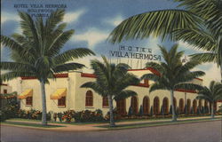 Hotel Villa Hermosa Hollywood, FL Postcard Postcard Postcard