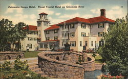 Beautiful Columbia Gorge Hotel Postcard