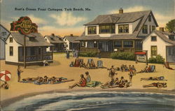 Rust's Ocean Front Cottages York Beach, ME Postcard Postcard Postcard