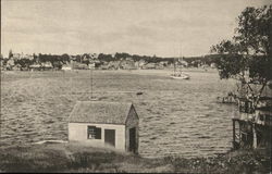 Looking Across Harbor Boothbay harbor, ME Postcard Postcard Postcard