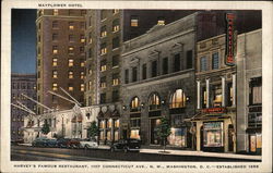 Mayflower Hotel and Harvey's Restaurant Washington, DC Washington DC Postcard Postcard Postcard