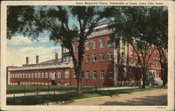 Iowa Memorial Union, University of Iowa Iowa City, IA Postcard Postcard Postcard