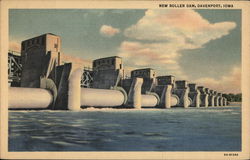 New Roller Dam Postcard