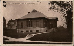 Branch Public Library East Orange, NJ Postcard Postcard Postcard