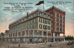 Hotel Elberon Atlantic City, NJ Postcard Postcard Postcard