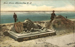 Sand Artist Postcard