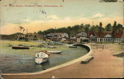 Boat House, Fairmont Park Philadelphia, PA Postcard Postcard Postcard