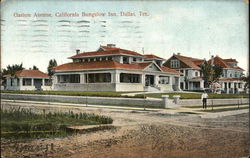 Glaston Avenue, California Bungalow Inn Postcard