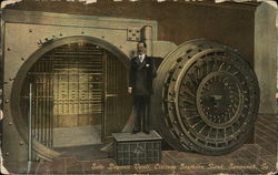 Safe Deposit Vault, Citizens Southern Bank Savannah, GA Postcard Postcard Postcard