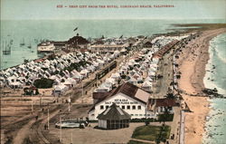 Tent City from the Hotel Coronado, CA Postcard Postcard Postcard