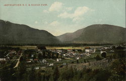 Revelstoke B.C. and Eagle Pass Postcard