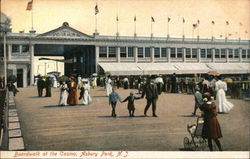 Boardwalk at the Casino Asbury Park, NJ Postcard Postcard Postcard