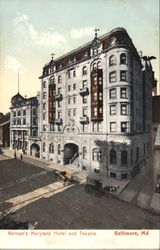 Kernan's Maryland Hotel and Theatre Postcard