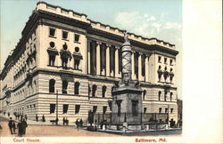 Court House Baltimore, MD Postcard Postcard Postcard