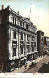 Masonic Temple Postcard