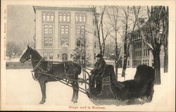 Sleigh Used In Montreal Canada, PQ Quebec Postcard Postcard Postcard