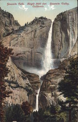 Yosemite Falls Yosemite National Park Postcard Postcard Postcard