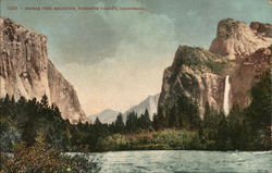 Bridal Veil Meadows, Yosemite Valley Postcard