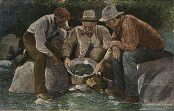 Panning Gold Postcard