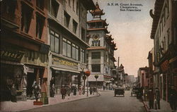 Grant Avenue, Chinatown San Francisco, CA Postcard Postcard Postcard