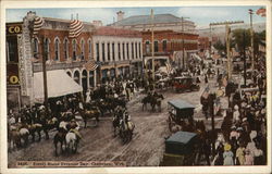 Street Scene, Frontier Day Cheyenne, WY Postcard Postcard Postcard