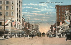 O Street Looking West Lincoln, NE Postcard Postcard Postcard