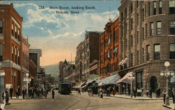 Main Street Looking South Helena, MT Postcard Postcard Postcard