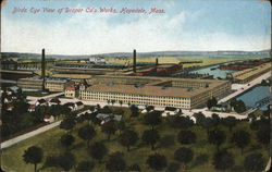 Bird's Eye View of Draper Company's Works Postcard