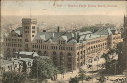 Canadian Pacific Railway Station Postcard