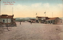 Street Scene at Tia Juana, Mexico Postcard