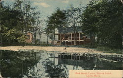 Red Mens Camp, Sluice Pond Postcard