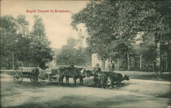 Rapid Transit in Kentucy Hillbillies Postcard Postcard Postcard