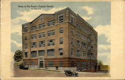 Home of the People's Popular Monthly Des Moines, IA Postcard Postcard Postcard