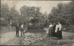 Visitors at Eden Springs Park House of David Benton Harbor, MI Postcard Postcard Postcard