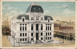 City Hall, Exchange Place Postcard