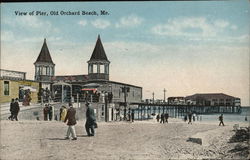 View of Pier Postcard