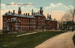 Maine General Hospital Postcard