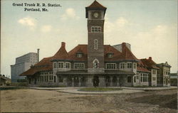 Grand Trunk R. R. Station Postcard