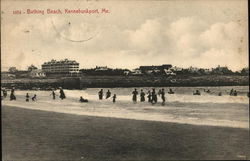 Bathing Beach Kennebunkport, ME Postcard Postcard Postcard