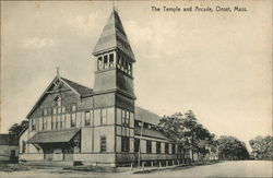 The Temple and Arcade Onset, MA Postcard Postcard Postcard