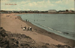 Enjoying the Beach Postcard