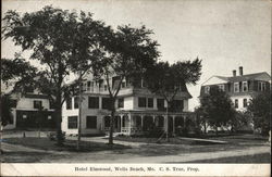 Hotel Elmwood Wells Beach, ME Postcard Postcard Postcard