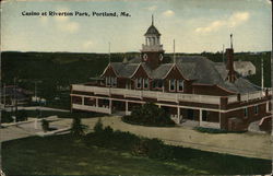 Casino at Riverton Park Postcard