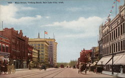 Main Street, Looking South Postcard