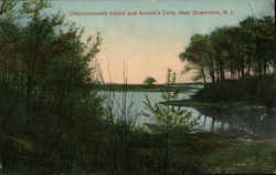 Chipewanoxett Island and Arnold's Cove East Greenwich, RI Postcard Postcard Postcard